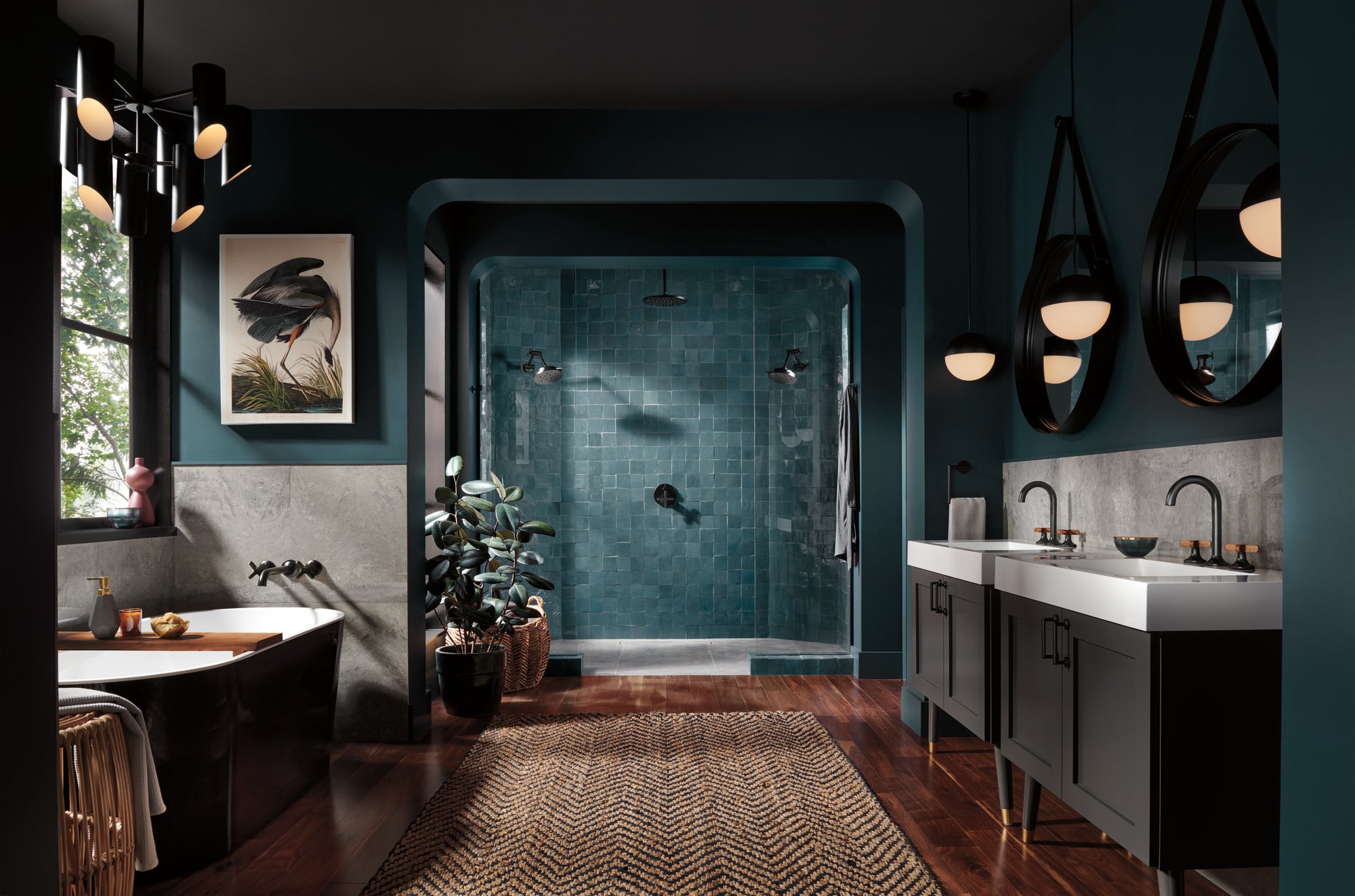 matte black diverter trim