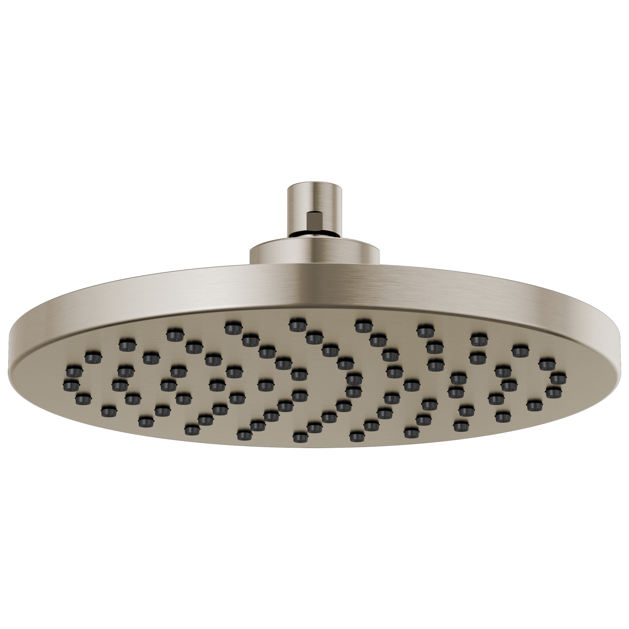 luxe nickel shower head