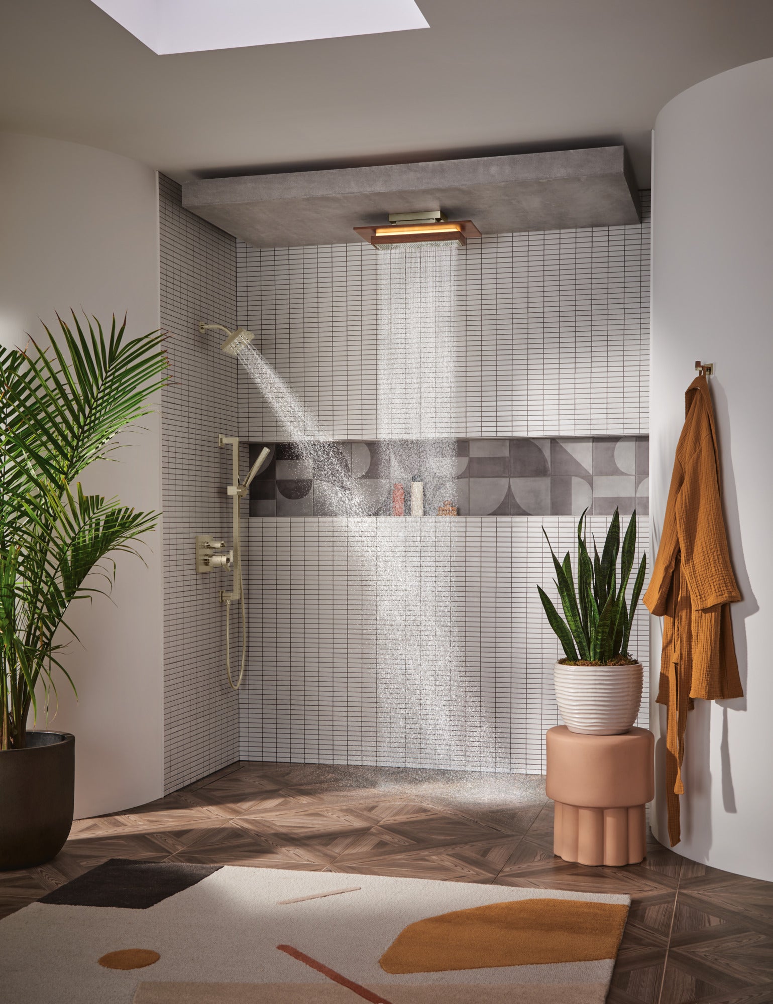 polished nickel handshower