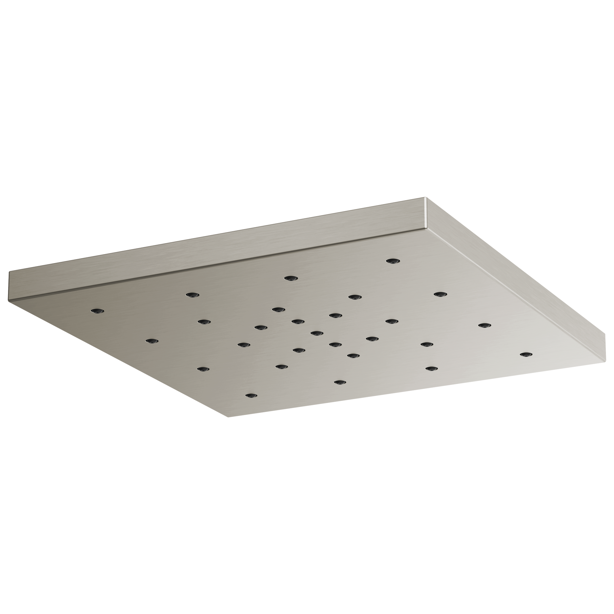 luxe nickel shower head