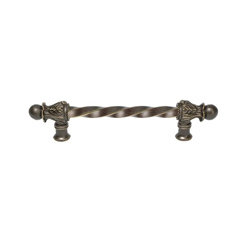Carpe Diem Acanthus II Romanesque Style Long Pull - 1/2" Twist Bar by Carpe Diem