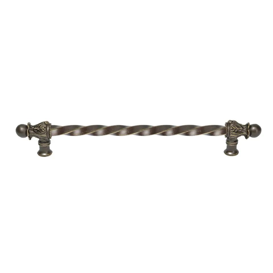 Carpe Diem Acanthus II Romanesque Style Long Pull - 1/2" Twist Bar by Carpe Diem
