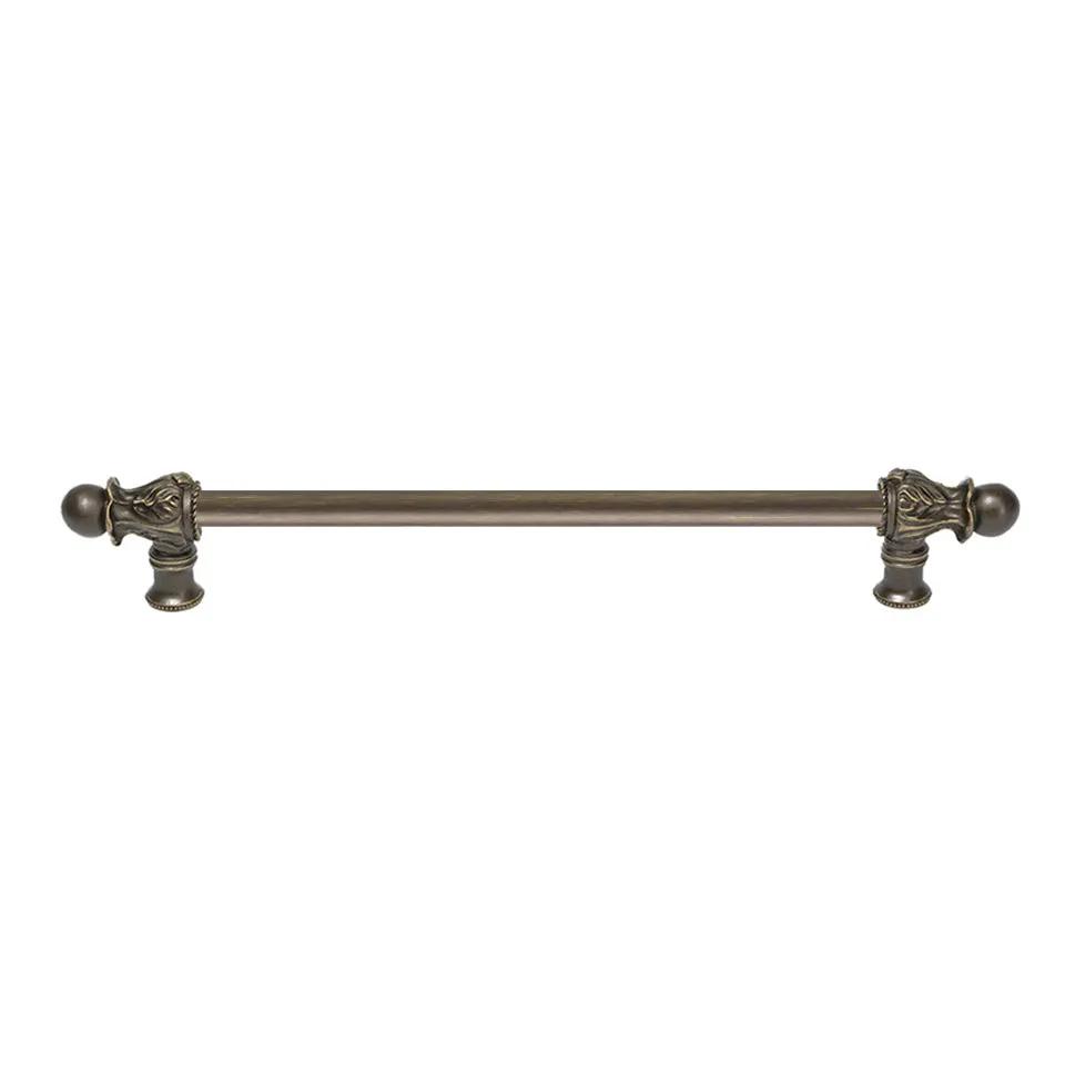 Carpe Diem Acanthus II Romanesque Style Long Pull - 1/2" Smooth Bar by Carpe Diem