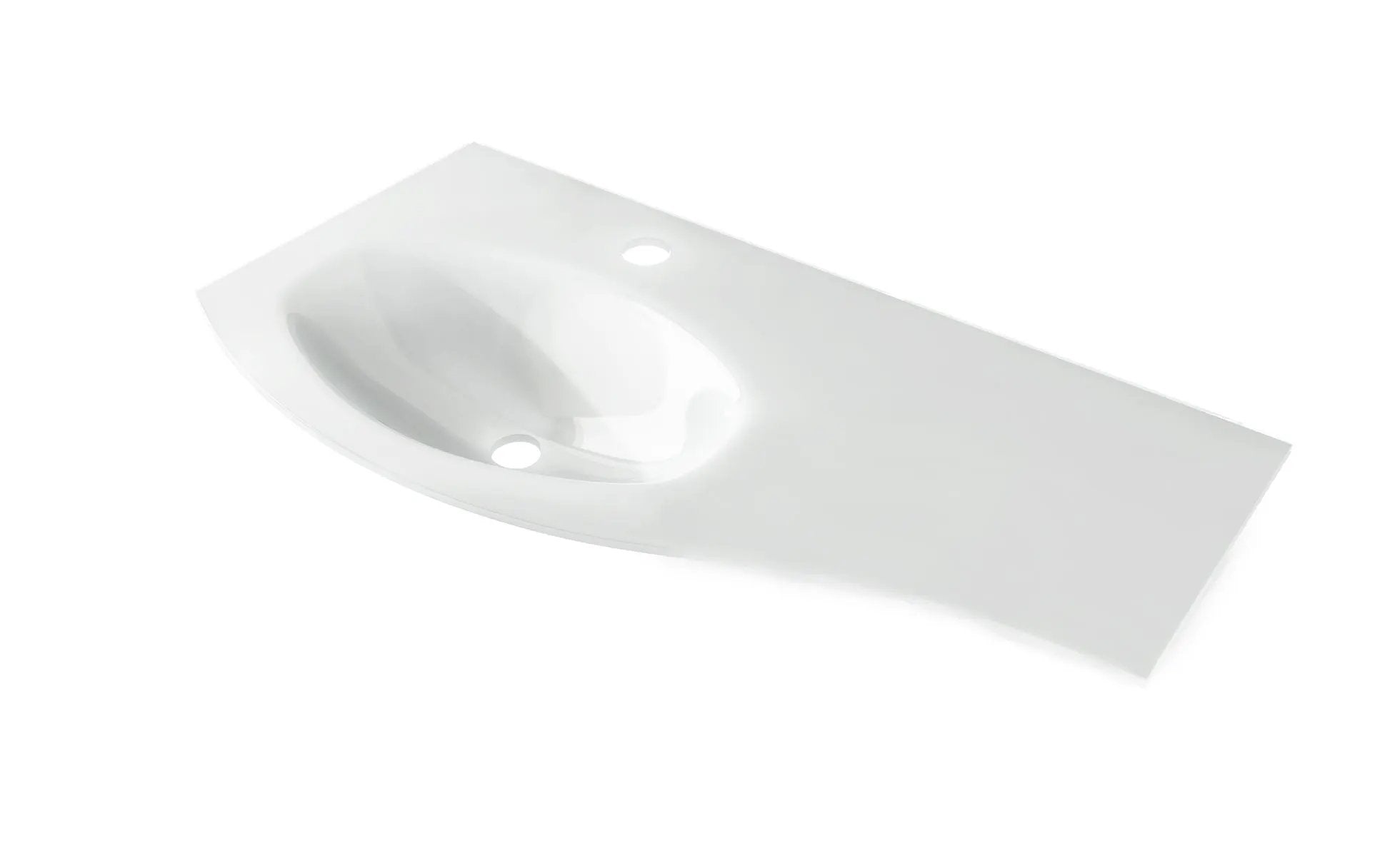 extra light white bathroom sink