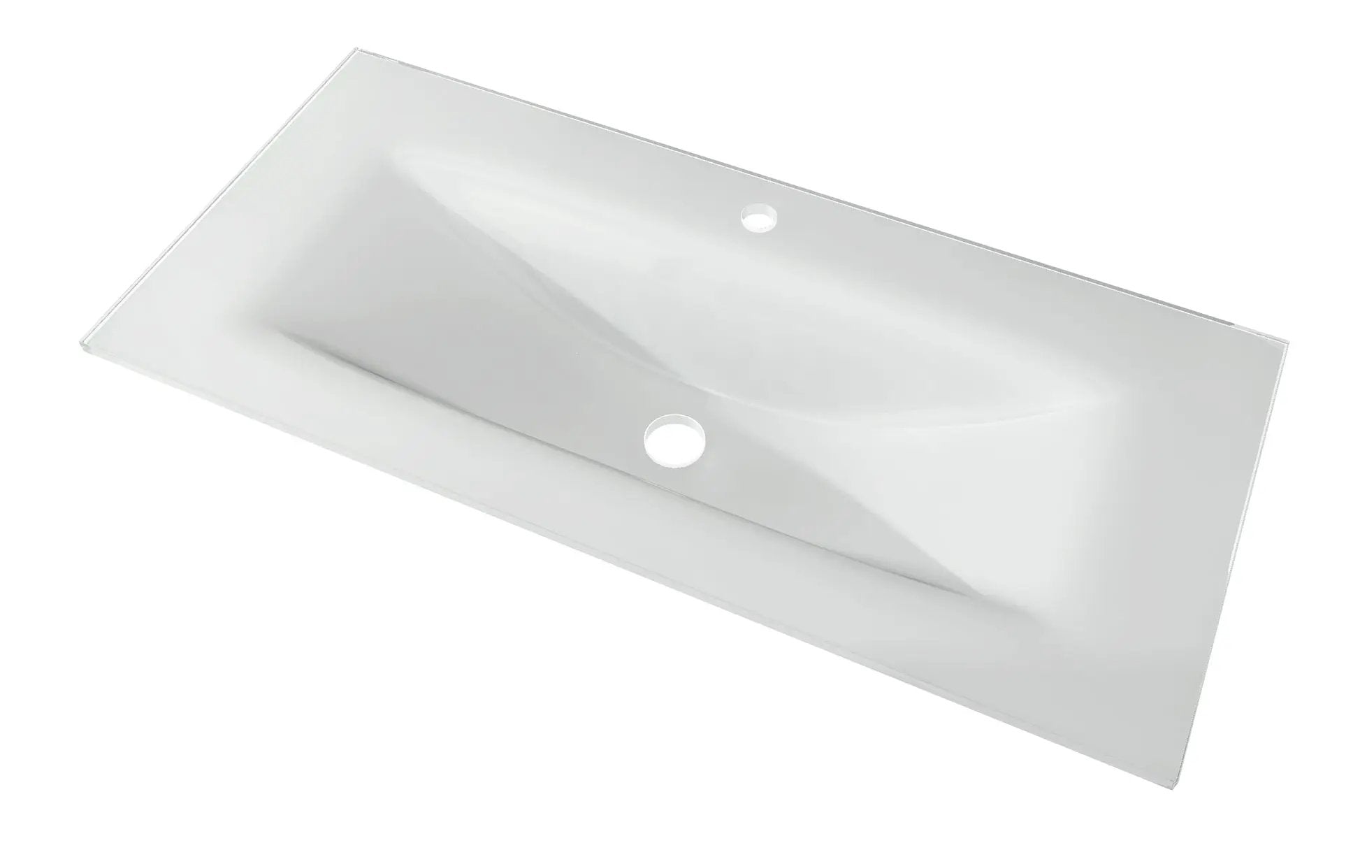 white extra light bathroom sink