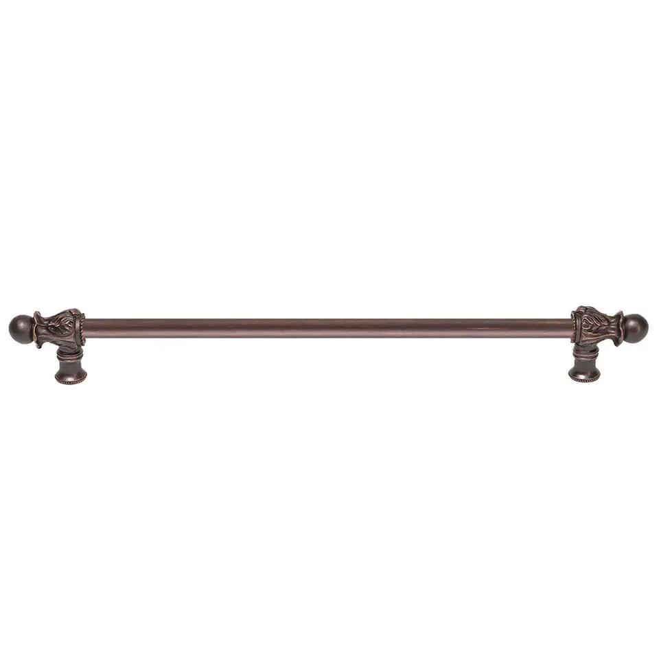 Carpe Diem Acanthus II Romanesque Style Long Pull - 1/2" Smooth Bar by Carpe Diem