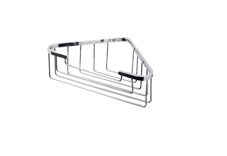 polished chrome wire basket
