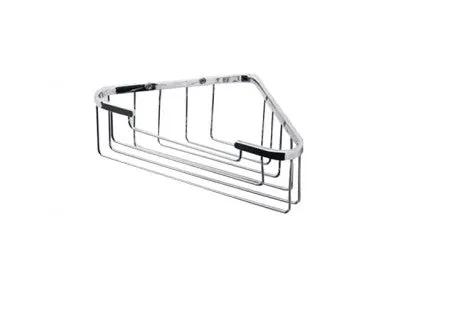 polished chrome wire basket