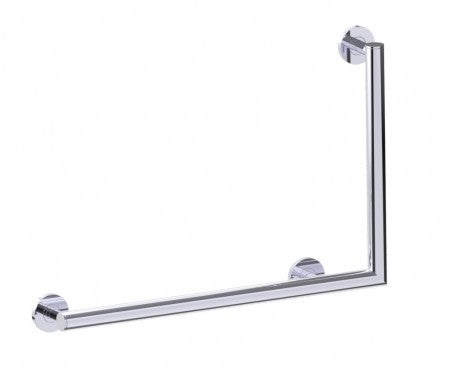 polished chrome grab bar