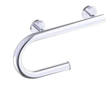polished chrome grab bar