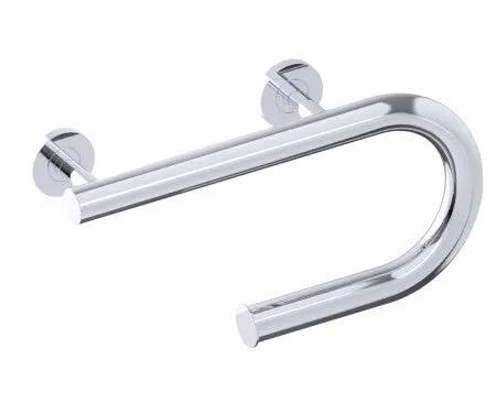 polished chrome grab bar