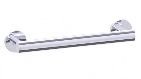 polished chrome grab bar