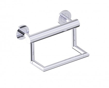 polished chrome grab bar