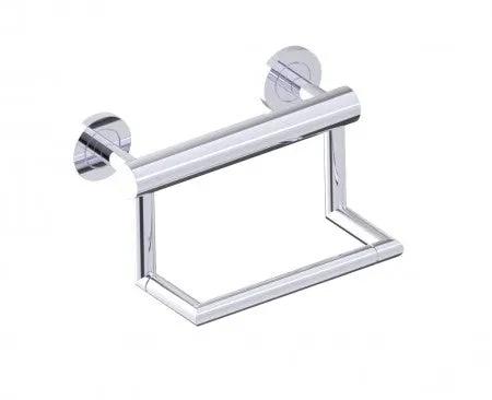 polished chrome grab bar