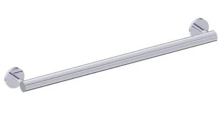 polished chrome grab bar