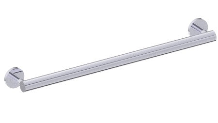 polished chrome grab bar