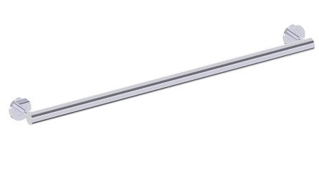 polished chrome grab bar