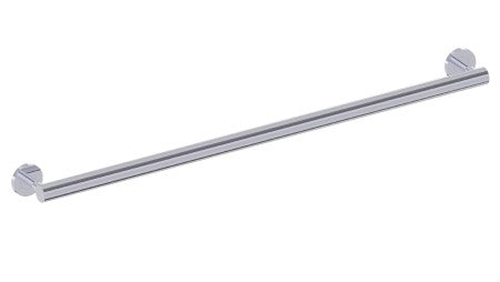 polished chrome grab bar