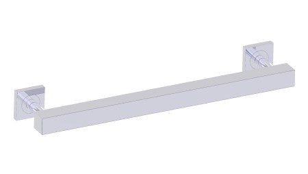 polished chrome grab bar