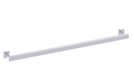 polished chrome grab bar