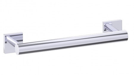 polished chrome grab bar