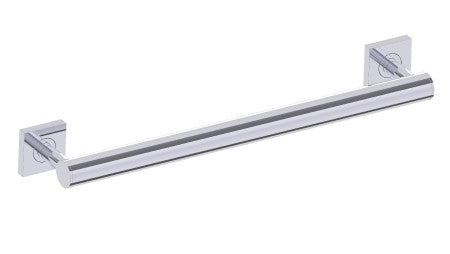 polished chrome grab bar