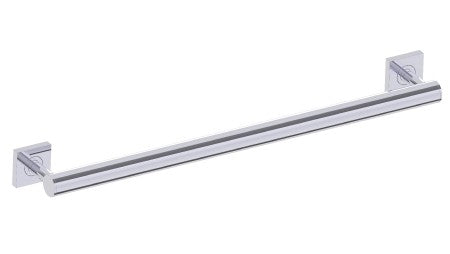 polished chrome grab bar
