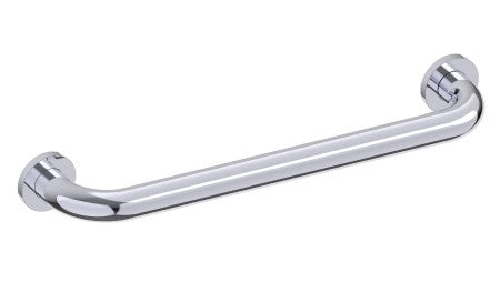 polished chrome grab bar