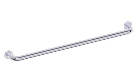 polished chrome grab bar