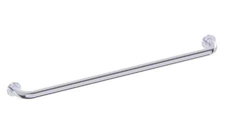 polished chrome grab bar