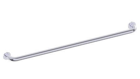polished chrome grab bar