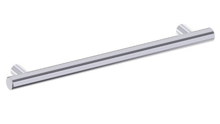 polished chrome grab bar