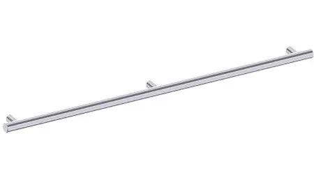 polished chrome grab bar
