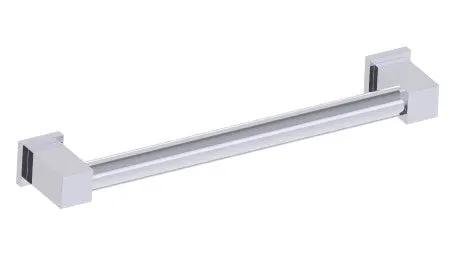 polished chrome grab bar