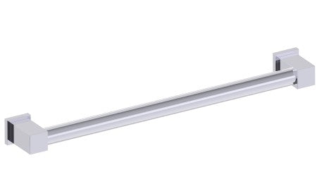 polished chrome grab bar