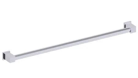 polished chrome grab bar