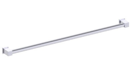 polished chrome grab bar