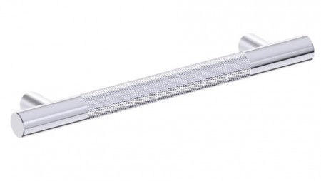 polished chrome grab bar