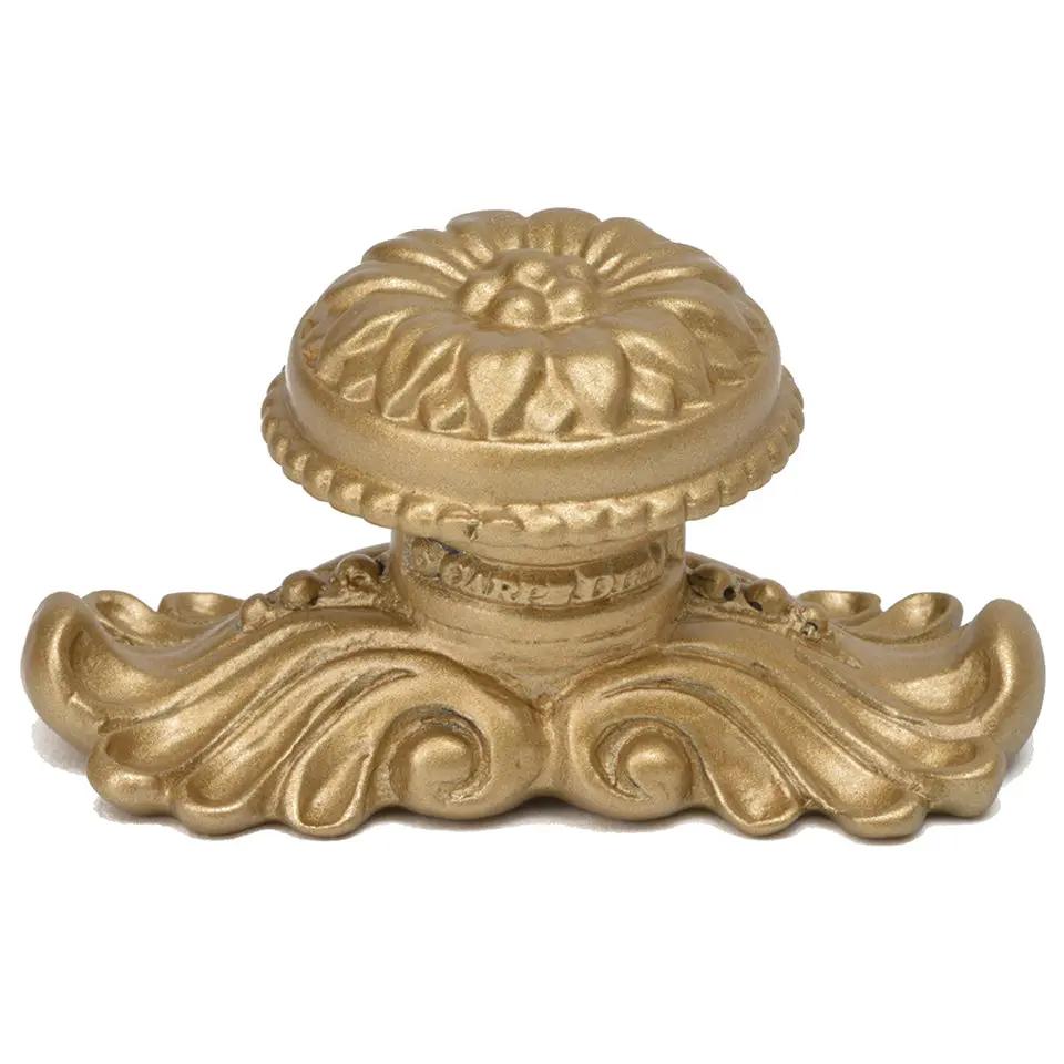 Carpe Diem Acanthus I Large Knob with Flared Foot Rosette Style with Medium Backplate by Carpe Diem