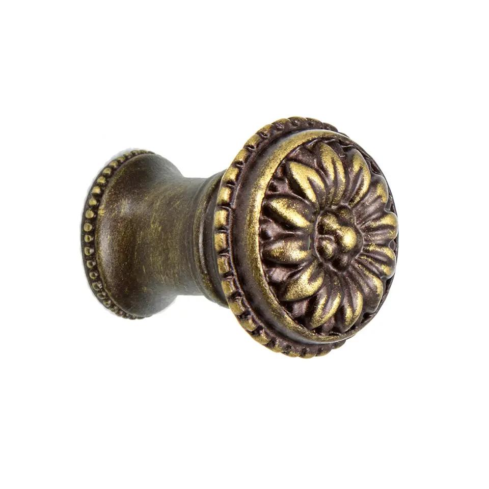 antique brass cabinet knob