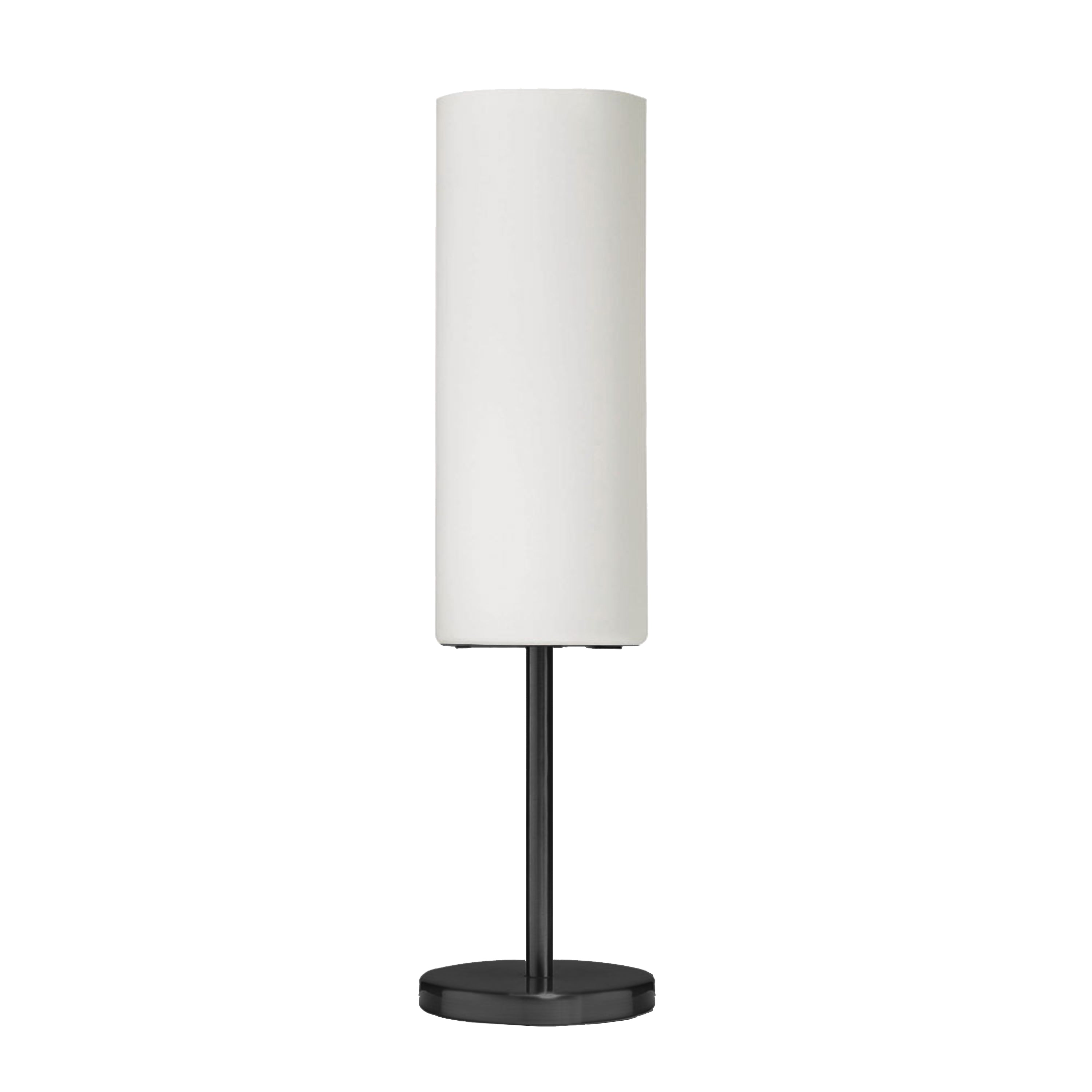 Dainolite 1 Light Incandescent Table Lamp with White Frosted Glass