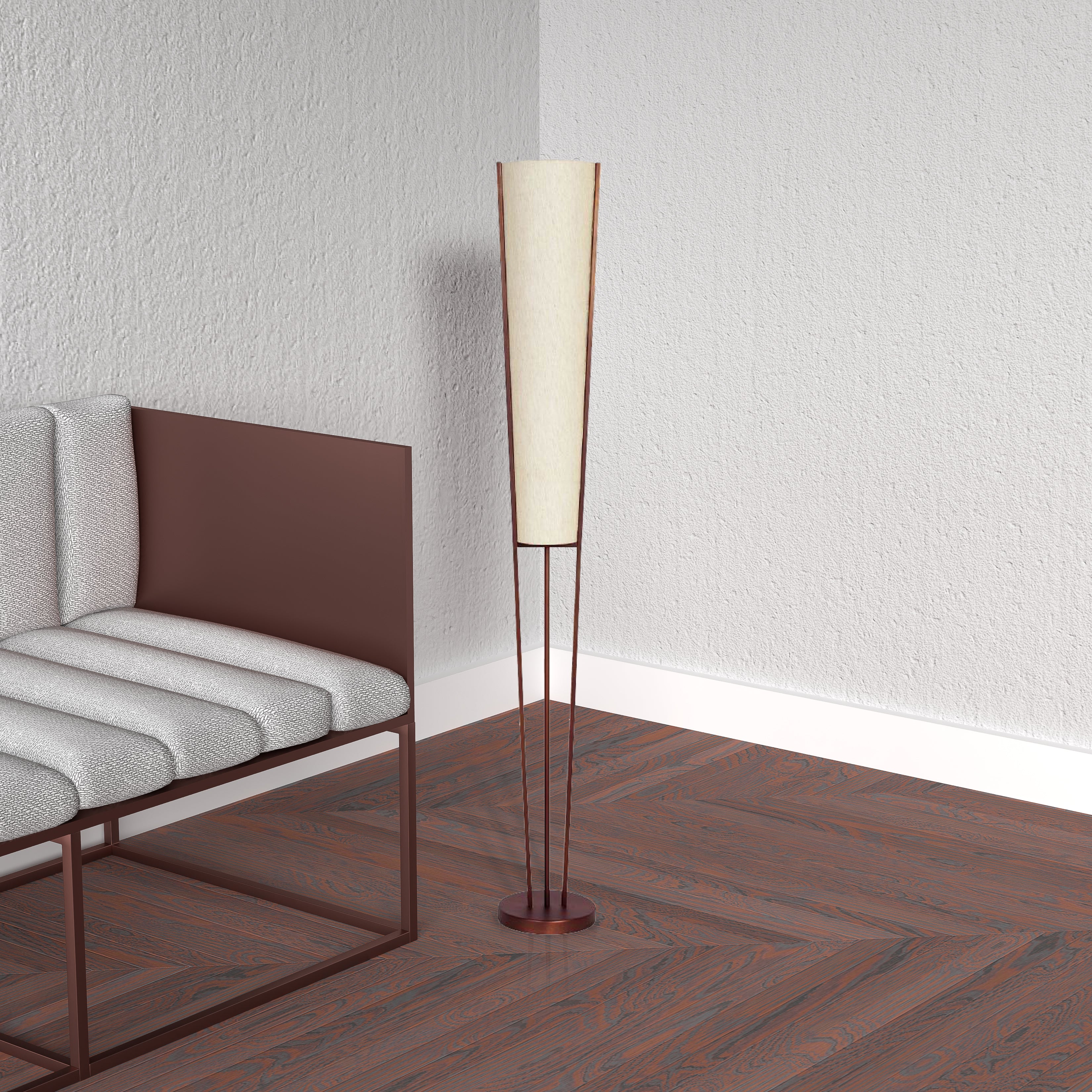 oil brushed bronze floor lamp