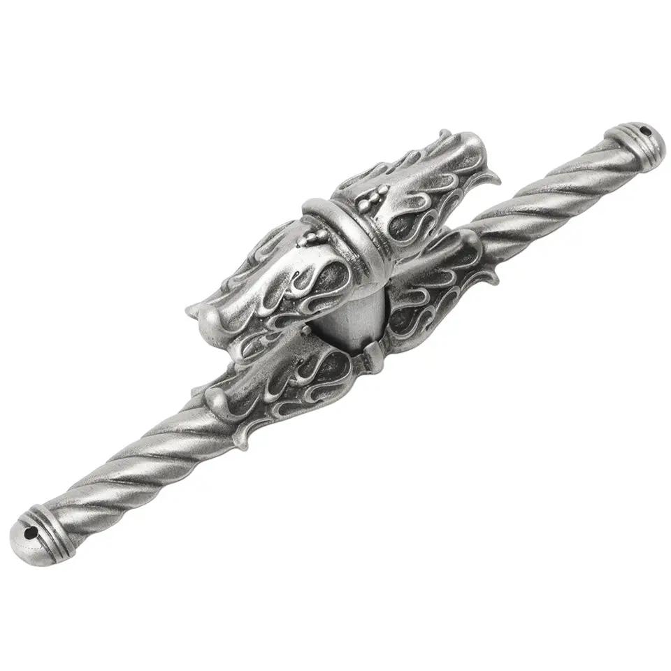 Carpe Diem Acanthus II Leave Large Knob with Rope Large Backplate Romanesque Style by Carpe Diem