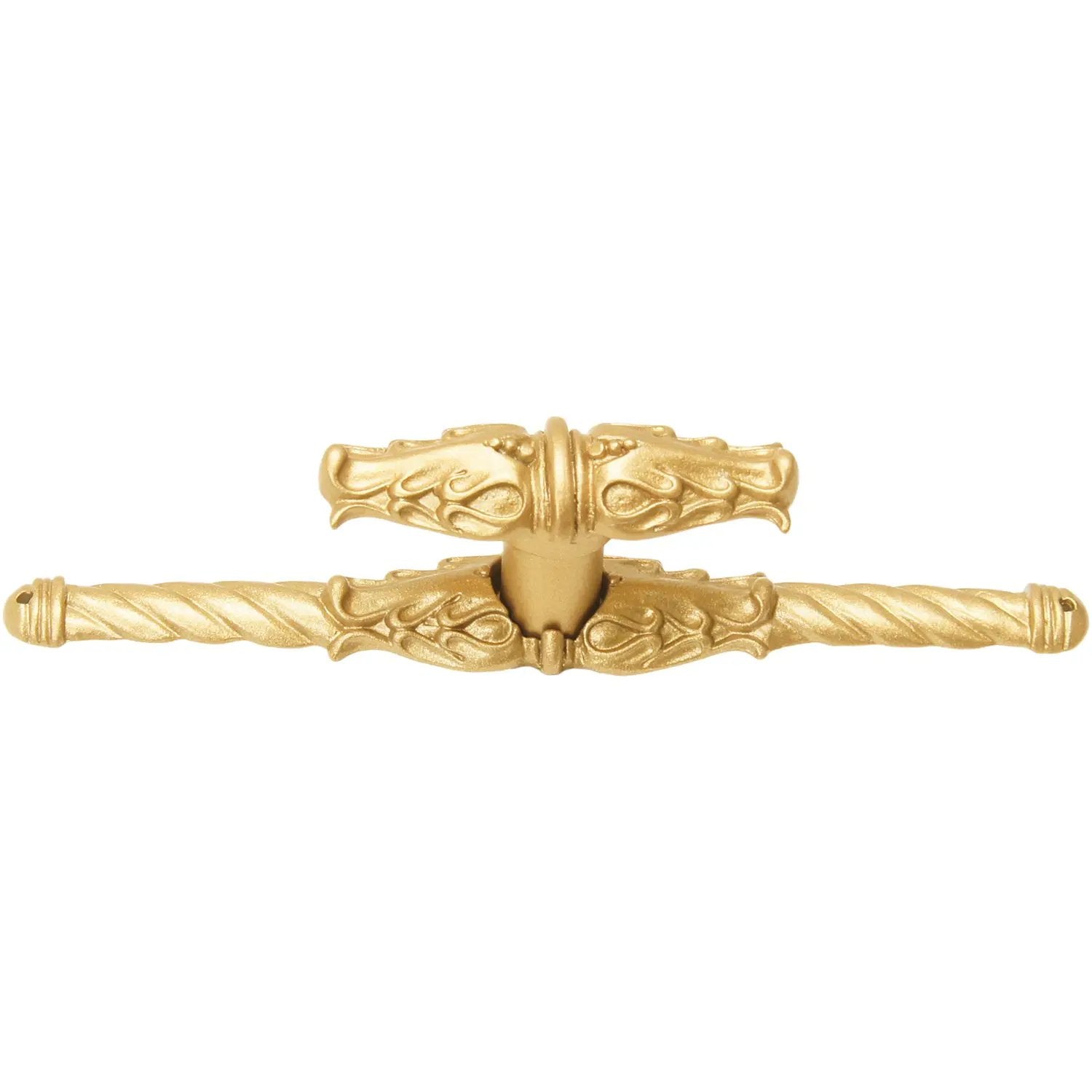Carpe Diem Acanthus II Leave Large Knob with Rope Large Backplate Romanesque Style by Carpe Diem