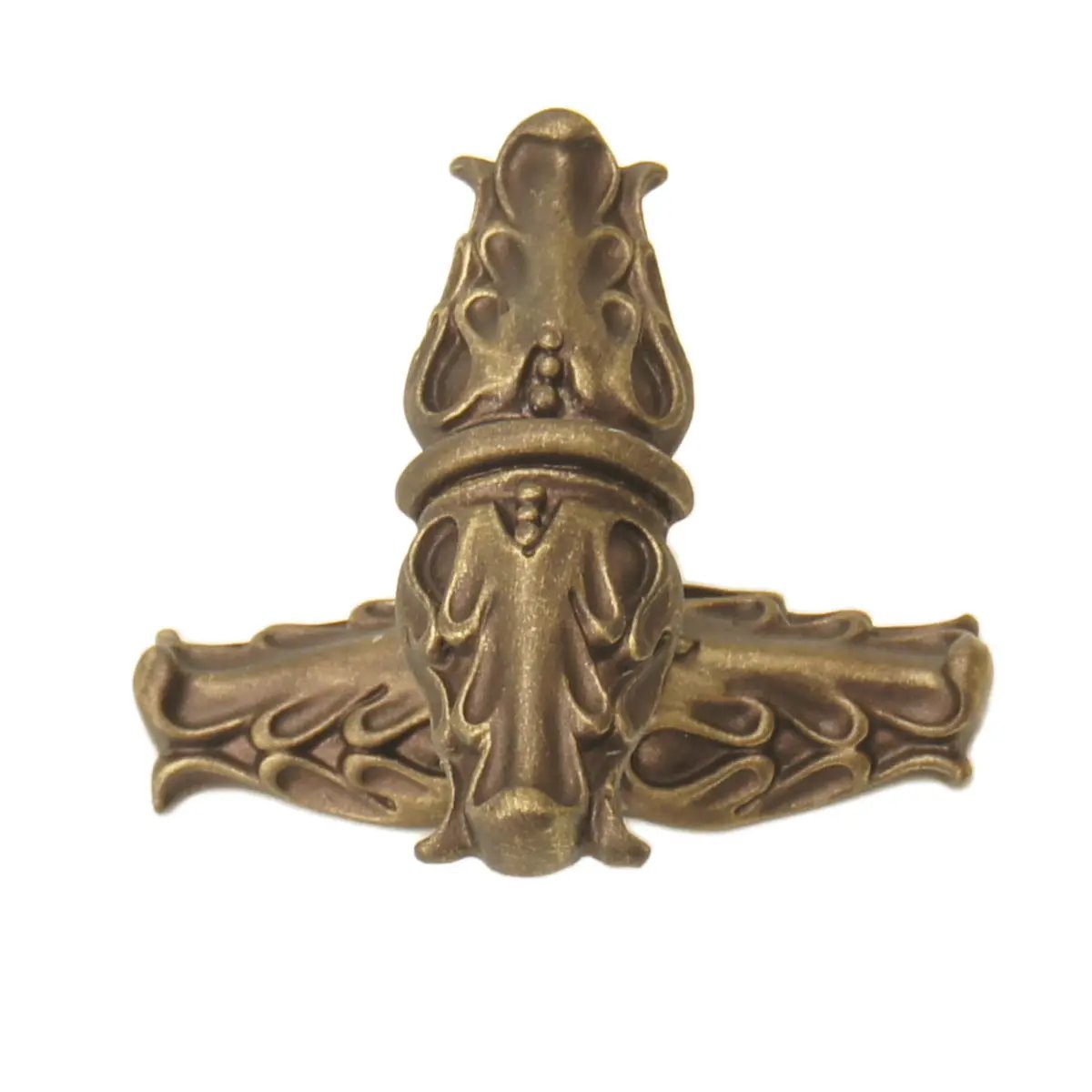 Carpe Diem Acanthus II Leave Large Knob with Rope Small Backplate Romanesque Style by Carpe Diem