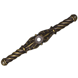 Carpe Diem Acanthus II and Rope Large Back Plate Romanesque Style