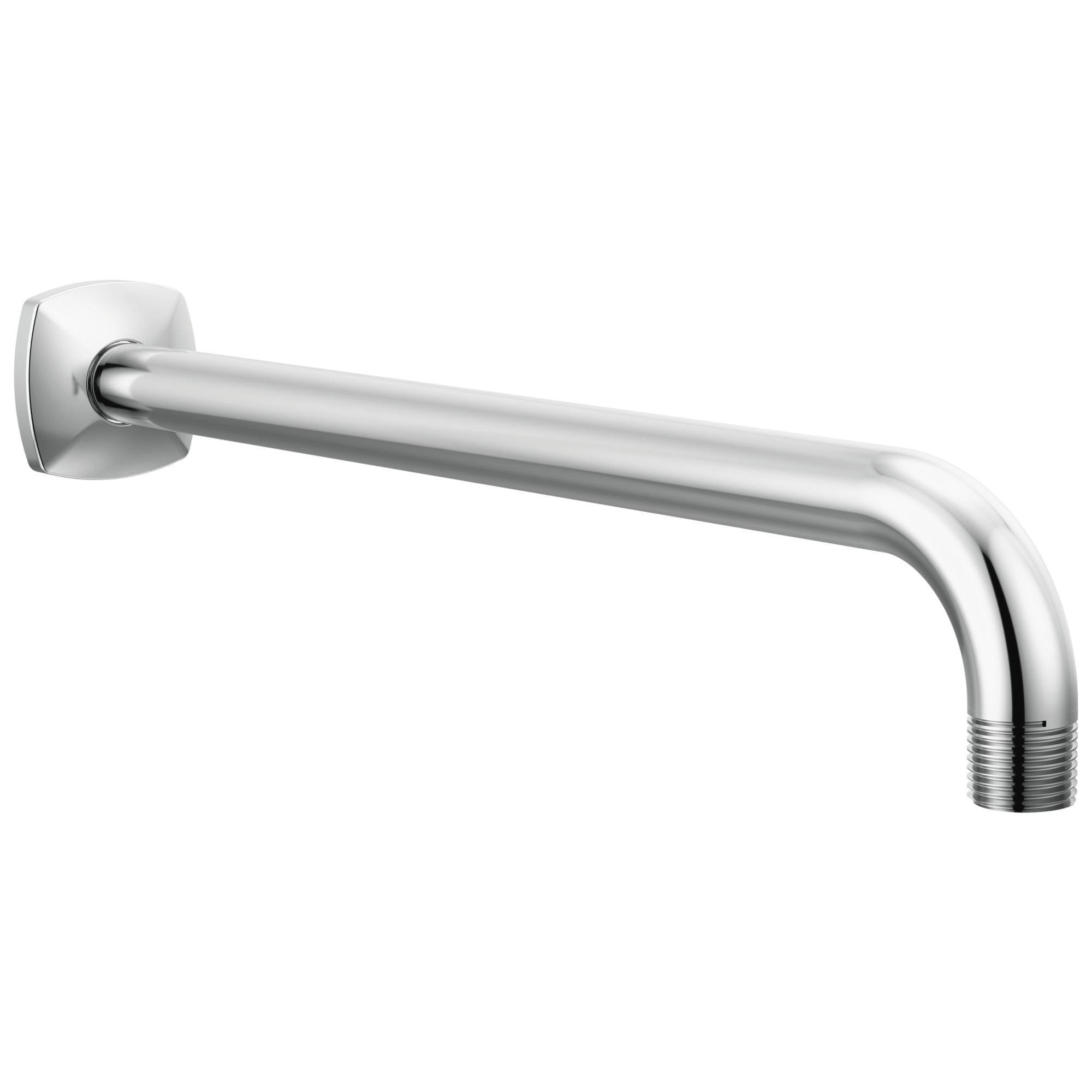 chrome shower arm and flange