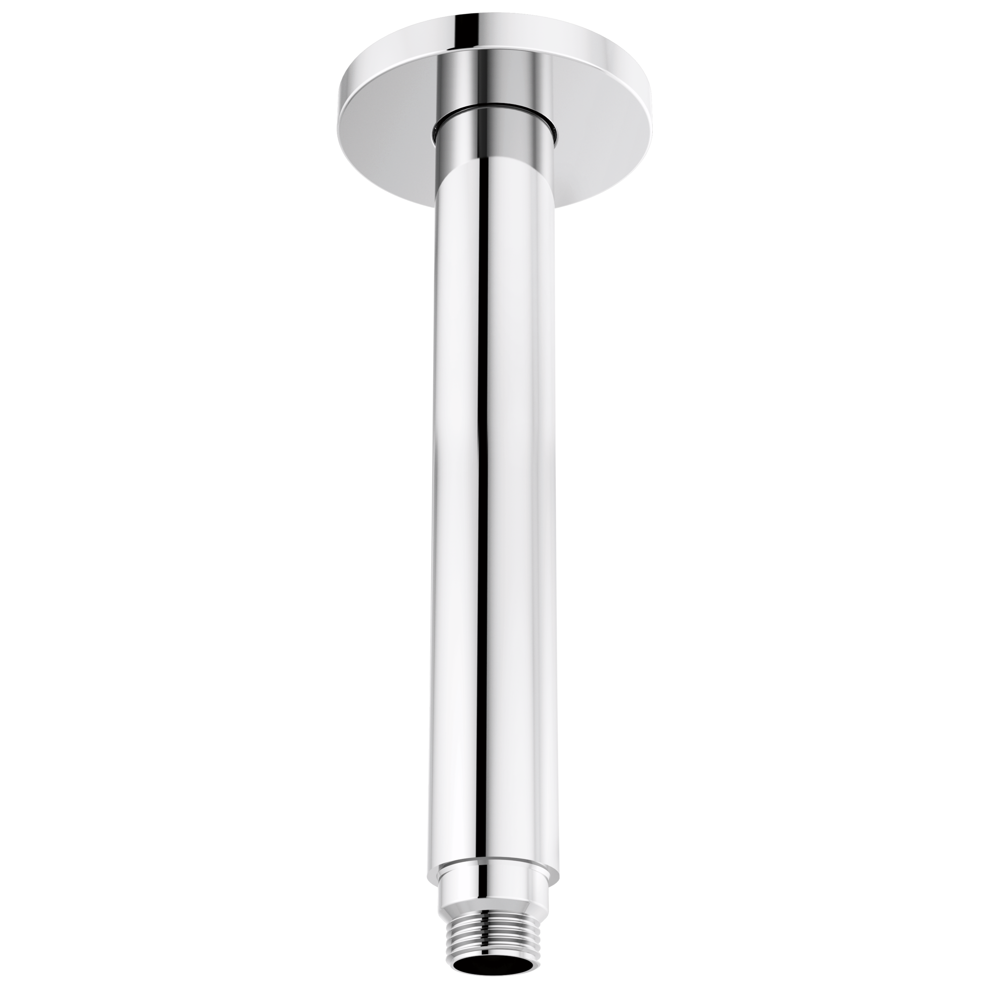 chrome shower arm and flange