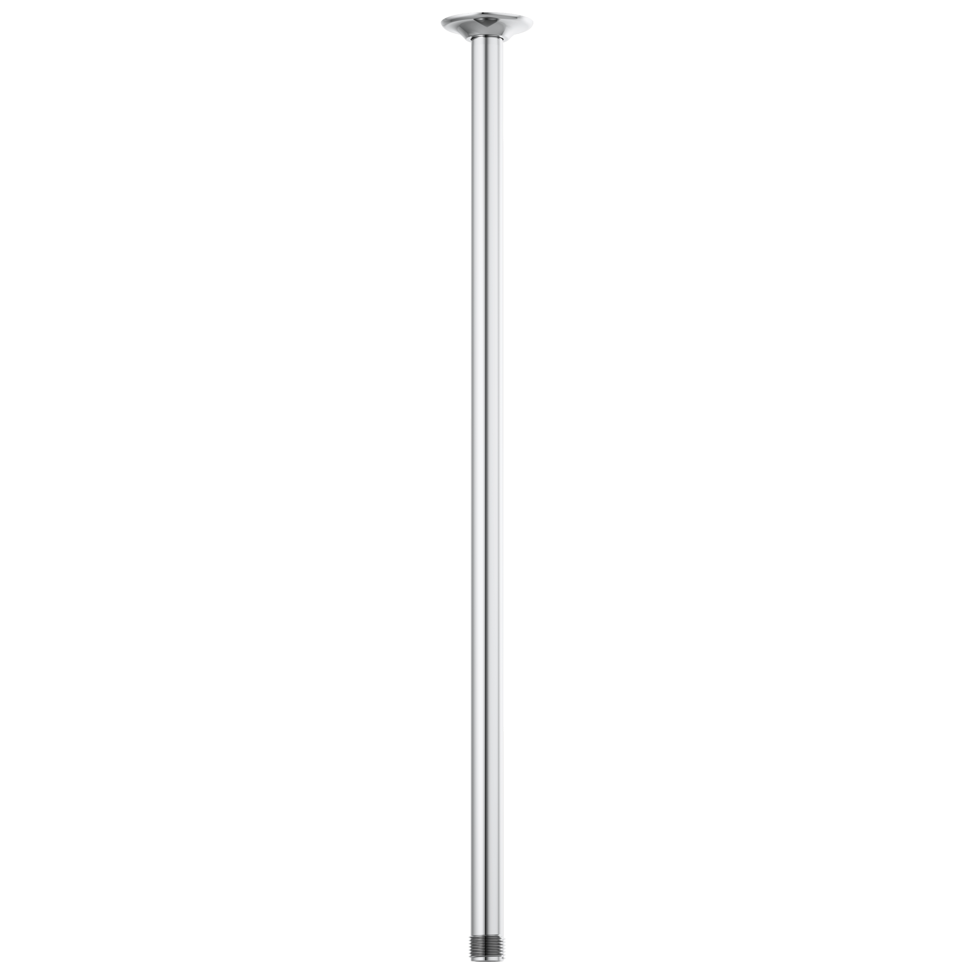 chrome shower arm and flange