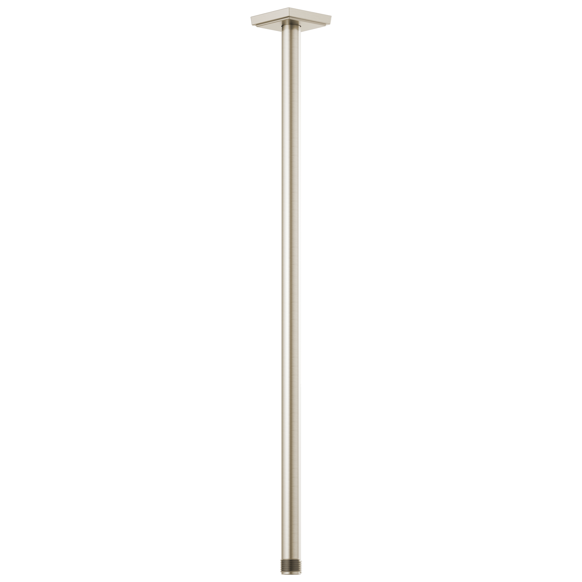 brushed nickel shower arm and flange